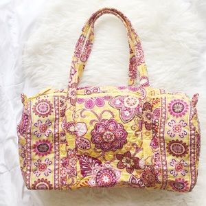 Vera Bradley Bali Gold (Retired) Duffel